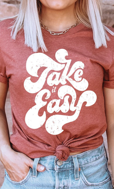 Groovy Take it Easy Graphic Tee PLUS