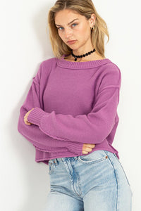 Cuddly Classic Long Sleeve Sweater - Ivy & Lane