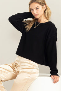 Cuddly Classic Long Sleeve Sweater - Ivy & Lane