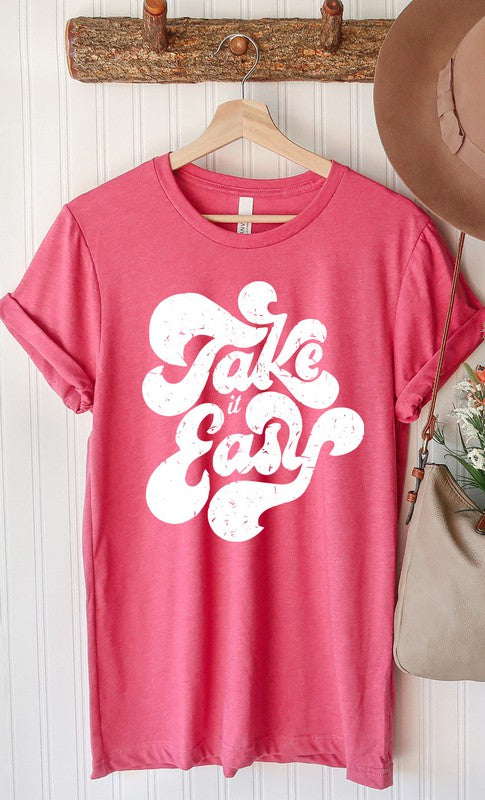 Groovy Take it Easy Graphic Tee PLUS