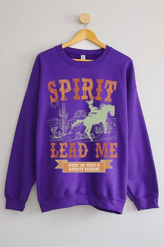 Desert Worship Spirit Graphic Fleece Sweatshirts Plus Size