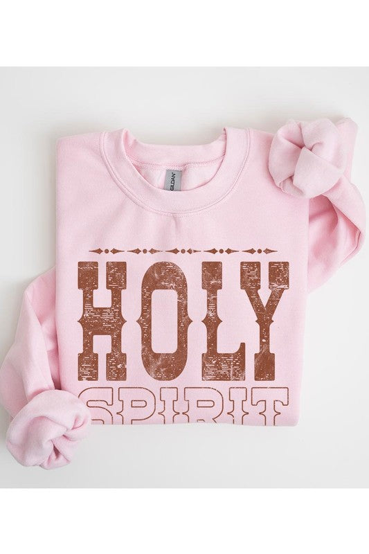 Holy Spirit Come Graphic Fleece Sweatshirt Plus Size