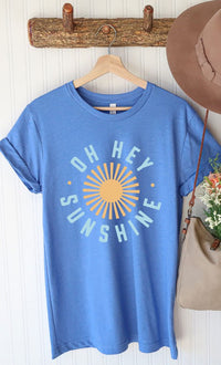 Oh Hey Sunshine Circle Graphic Tee PLUS
