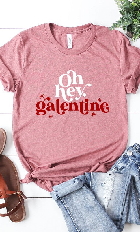 Oh Hey Galentine Graphic Tee PLUS