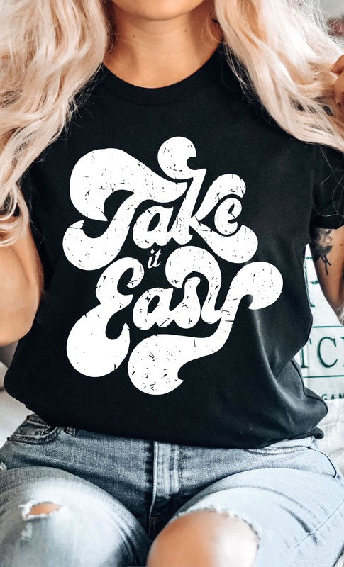 Groovy Take it Easy Graphic Tee PLUS