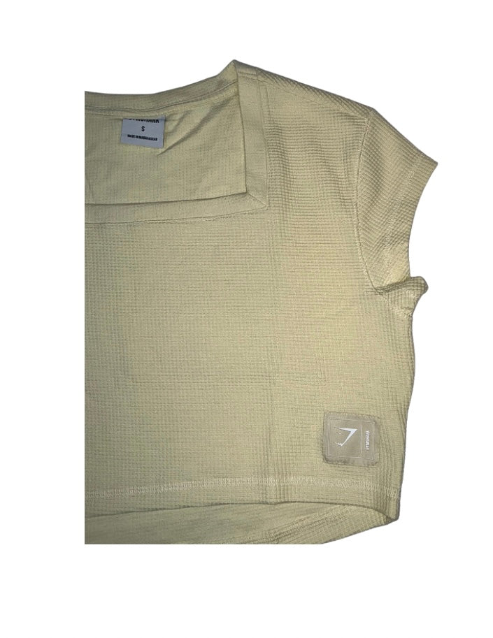 Gymshark Square Neck Yellow Top