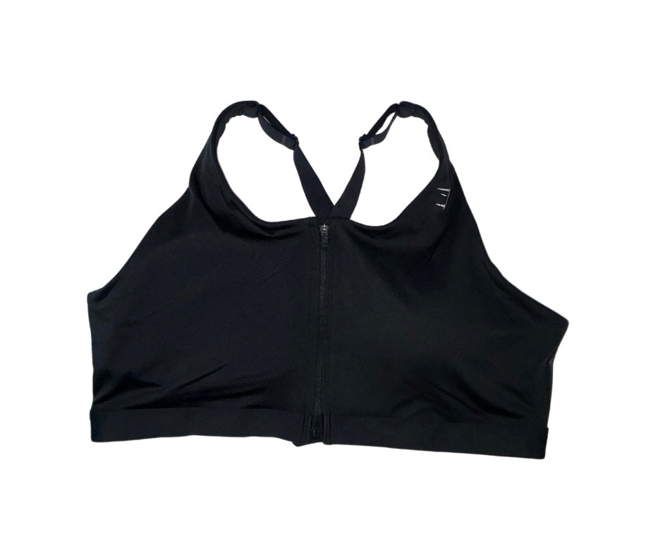 Gymshark Padded Sports Bra with Adjustable Straps Black