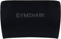 Black bandeau top by Gymshark in size S – minimalist women’s activewear – Ivy & Lane