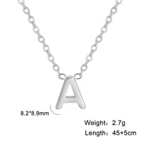 26 English Letter Steel Color Concentrate Polished Welding Cross Chain