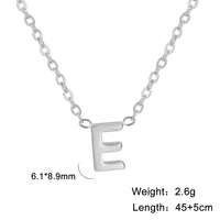 26 English Letter Steel Color Concentrate Polished Welding Cross Chain