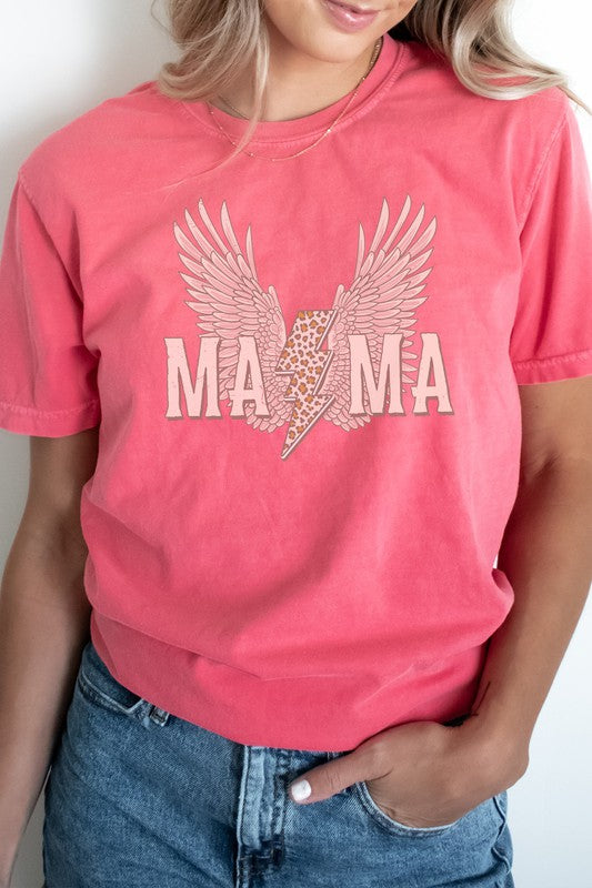 Mama Leopard Lightning Comfort Colors Graphic Tee