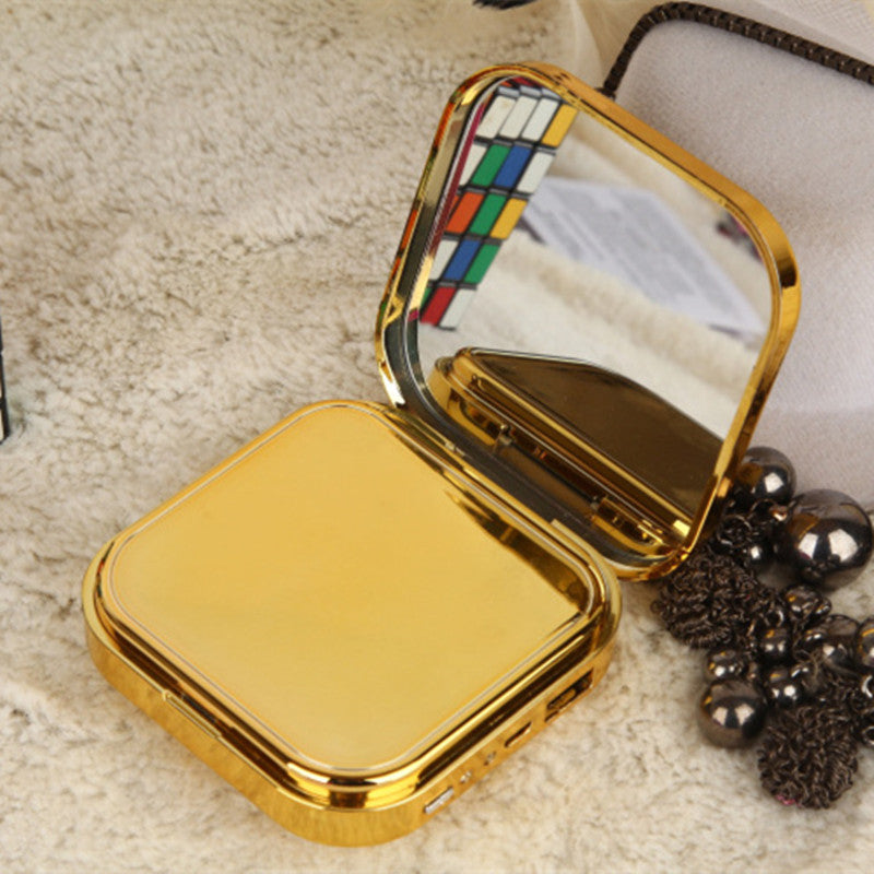 Cosmetic Box Mirror Shape Mobile Power