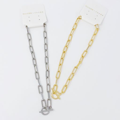 Toggle Chain Link Necklace - Ivy & Lane