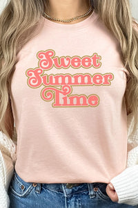 Retro Metallic Sweet Summer Time Graphic Tee