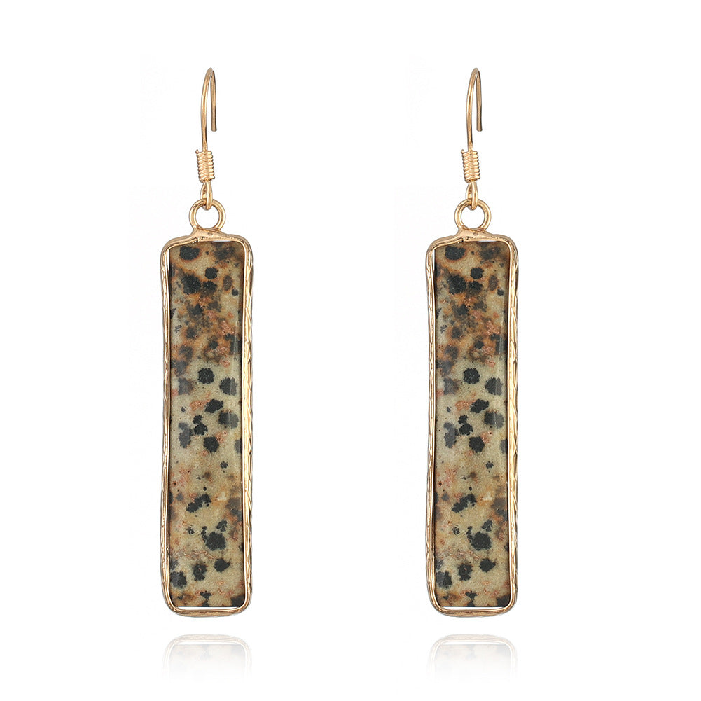 Natural Stone Pendant New Women's Trendy Earrings Sold Jewelry