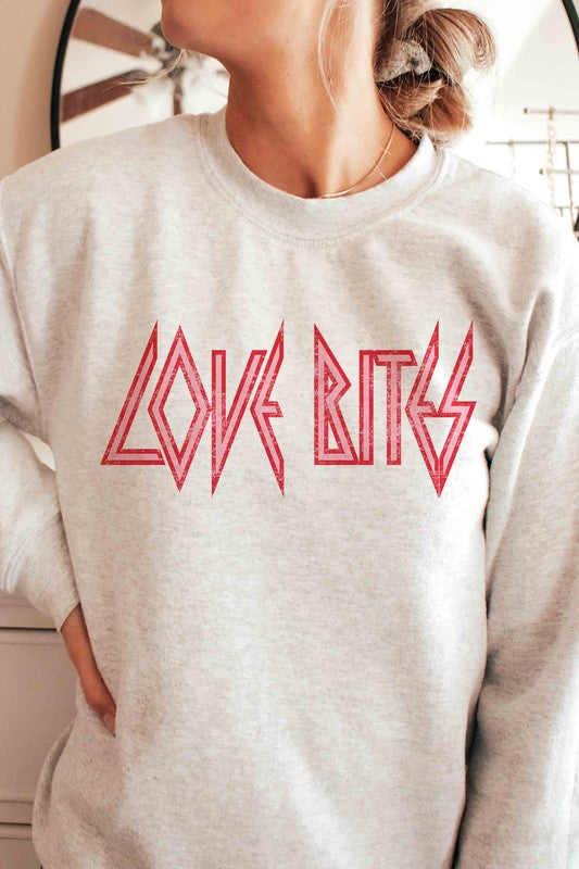 LOVE BITES Graphic Sweatshirt