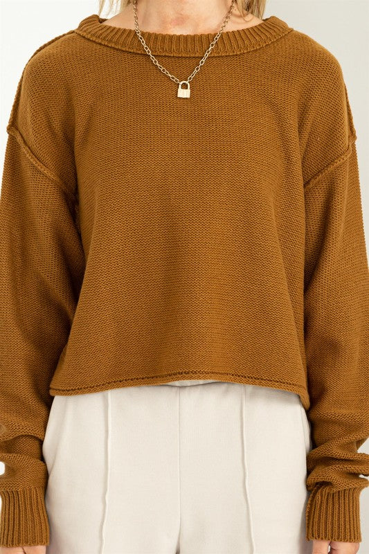 Cuddly Classic Long Sleeve Sweater - Ivy & Lane