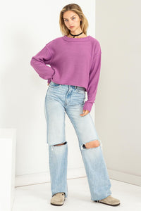 Cuddly Classic Long Sleeve Sweater - Ivy & Lane