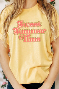 Retro Metallic Sweet Summer Time Graphic Tee