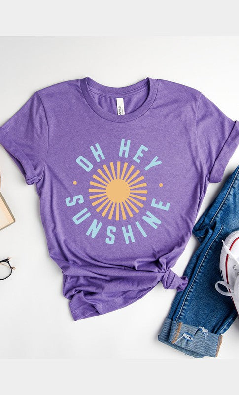 Oh Hey Sunshine Circle Graphic Tee