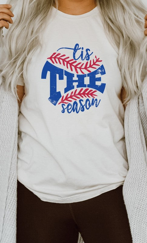 Tis The Season Baseball Graphic Tee