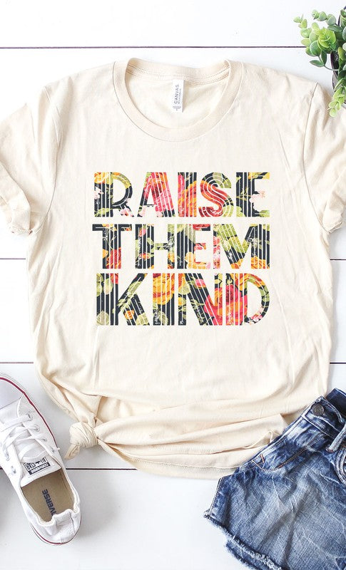 Floral Raise Them Kind Graphic Tee PLUS