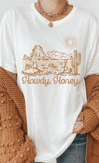 Howdy Honey Graphic Tee PLUS size