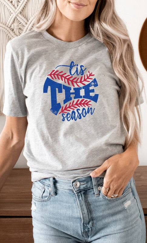 Tis The Season Baseball Graphic Tee