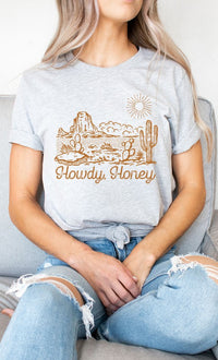 Howdy Honey Graphic Tee PLUS size