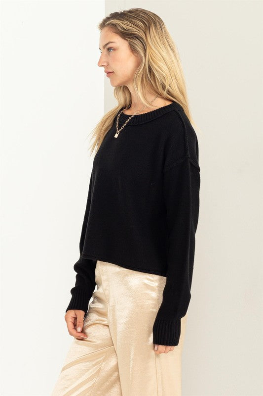 Cuddly Classic Long Sleeve Sweater - Ivy & Lane