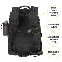 60L Military Tactical Backpack Army Molle Assault Rucksack 3P Outdoor