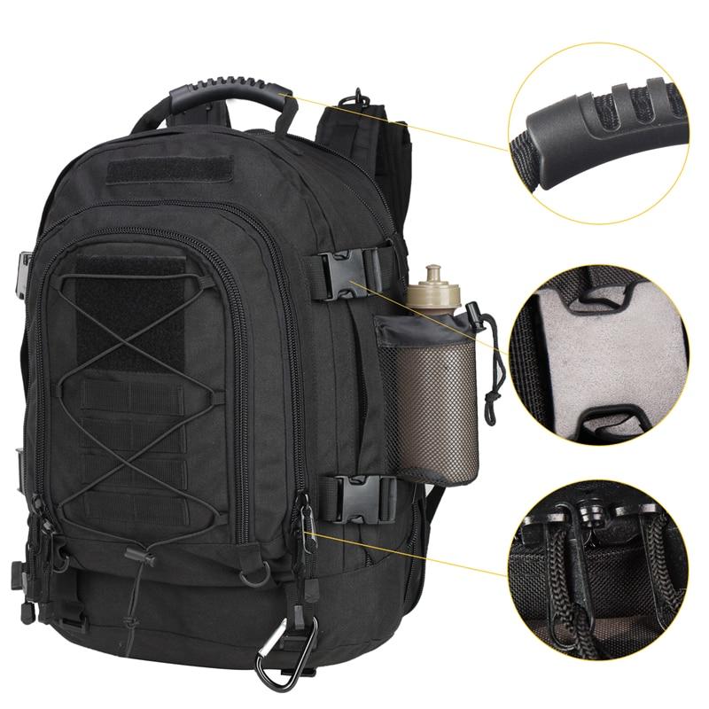60L Military Tactical Backpack Army Molle Assault Rucksack 3P Outdoor